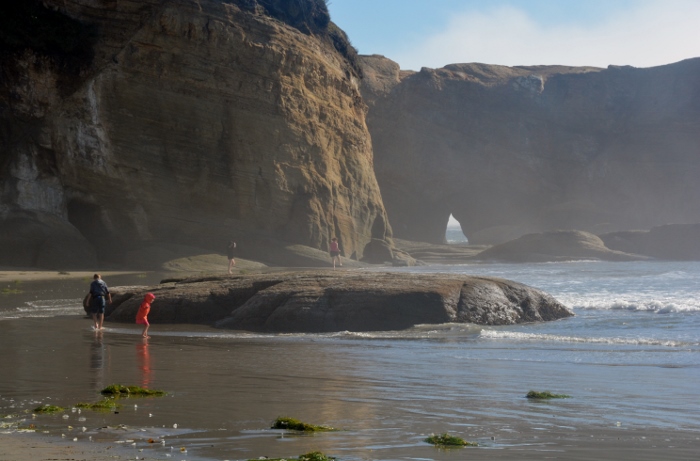 devil's punchbowl from the beach level